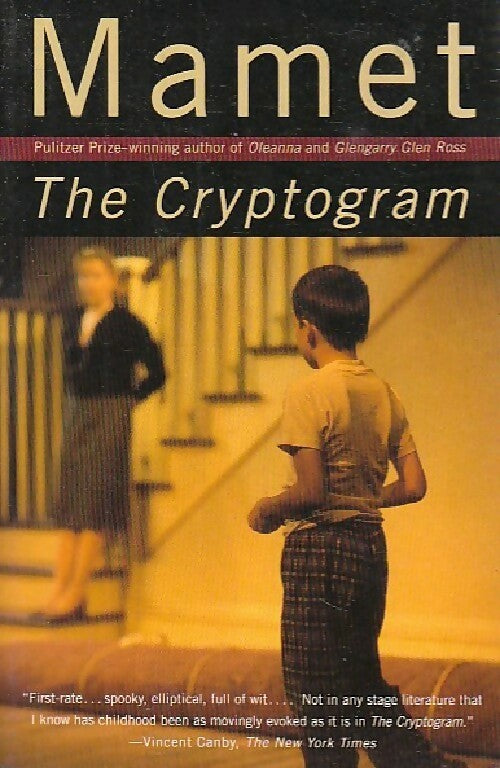 The cryptogram - David Mamet - Livre