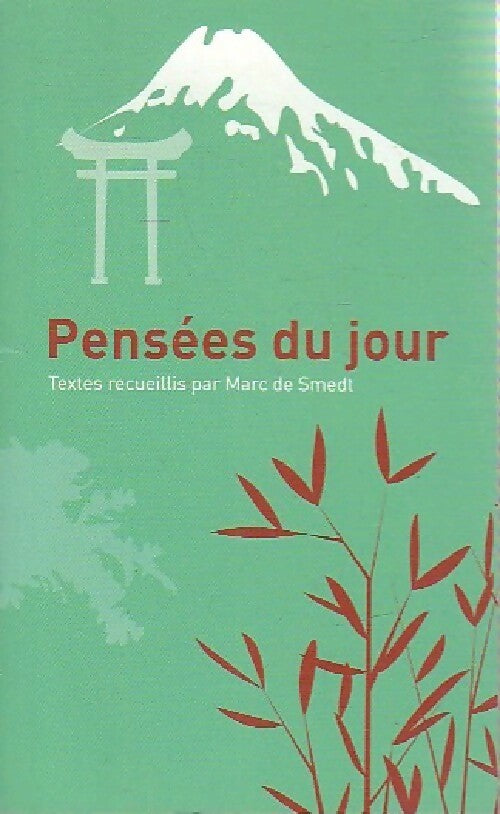 Pensées du jour - Marc De Smedt - Livre