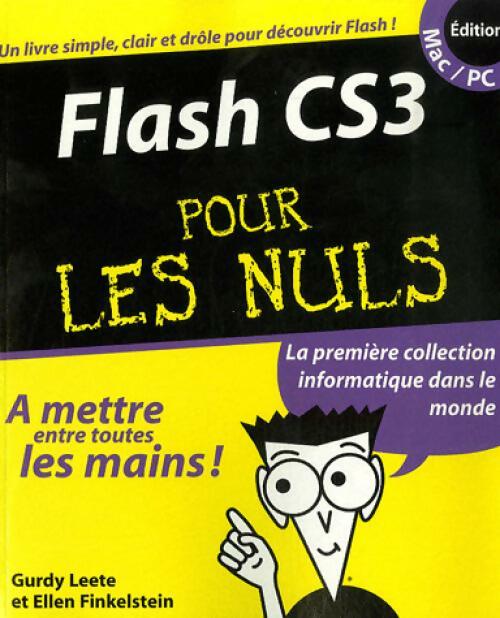 Flash CS3 - Gurdy Leete, Ellen Finkelstein - Livre