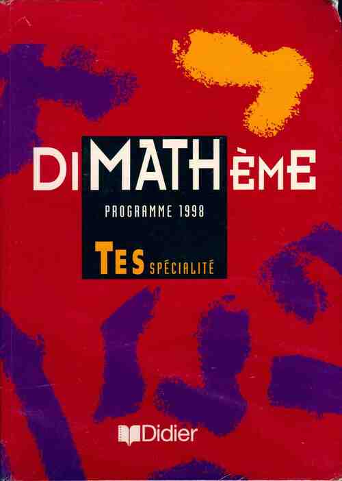 Math TES spécialité - Serge Gouin - Livre