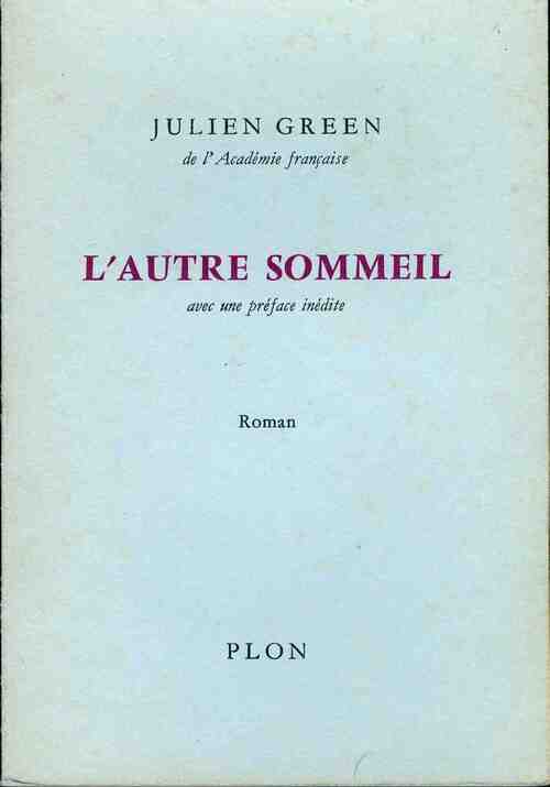 L'autre sommeil - Julien Green - Livre