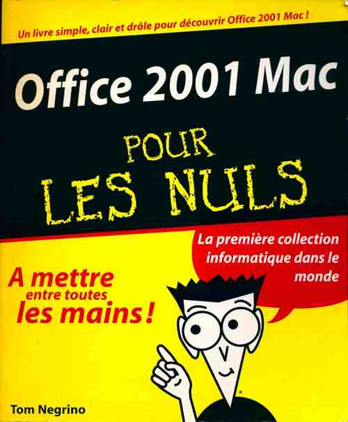 Office 2001 Mac pour les nuls - Tom Negrino - Livre