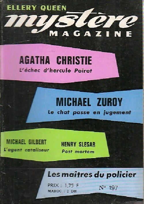 Mystère magazine n°197 - Collectif - Livre