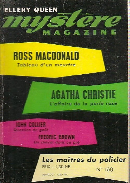 Mystère magazine n°160 - Collectif - Livre