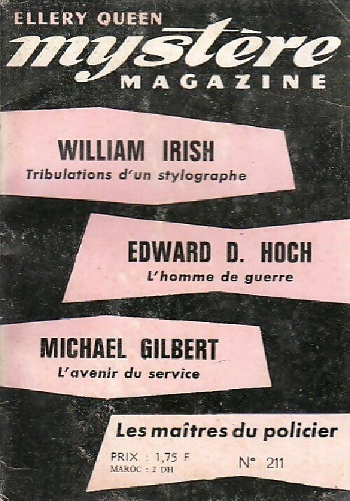 Mystère magazine n°211 - Collectif - Livre