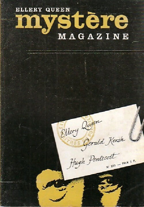 Mystère magazine n°223 - Collectif - Livre