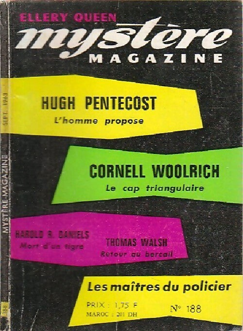 Mystère magazine n°188 - Collectif - Livre