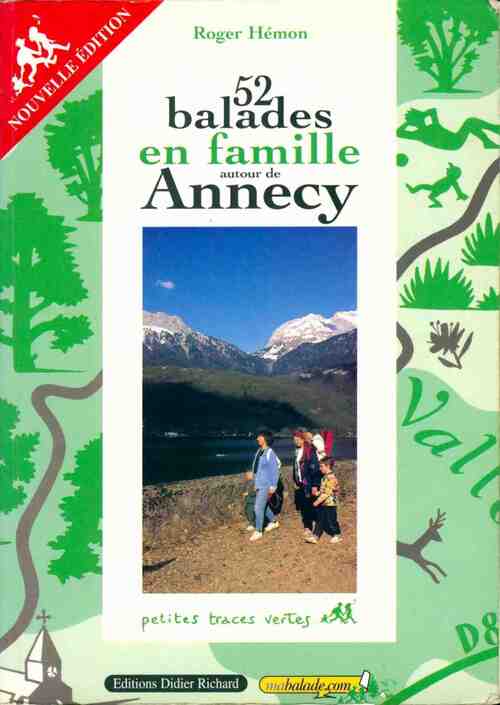52 balades en famille autour d'Annecy - Roger Hemon - Livre