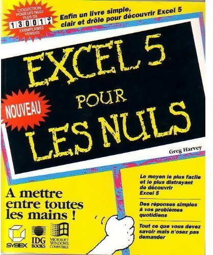 Excel 5 pour les nuls - Greg Harvey - Livre