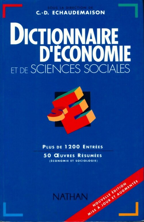 Dictionnaire d'économie et de sciences sociales - Collectif - Livre