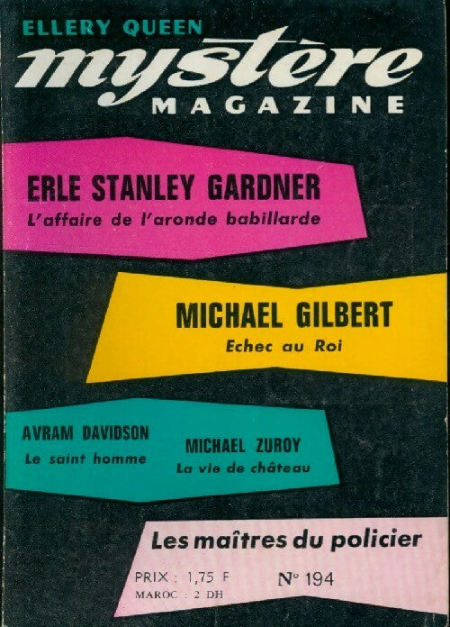 Mystère magazine n°194 - Collectif - Livre