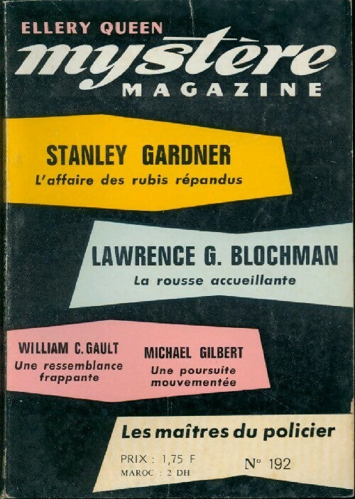 Mystère magazine n°192 - Collectif - Livre
