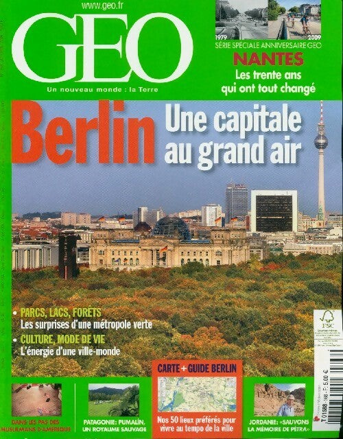 Géo n°368 : Berlin, une capitale au grand air - Collectif - Livre
