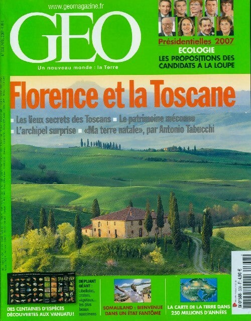 Géo n°338 : Florence et la Toscane - Collectif - Livre
