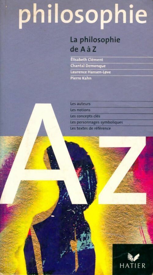 La philosophie de A à Z - Inconnu - Livre