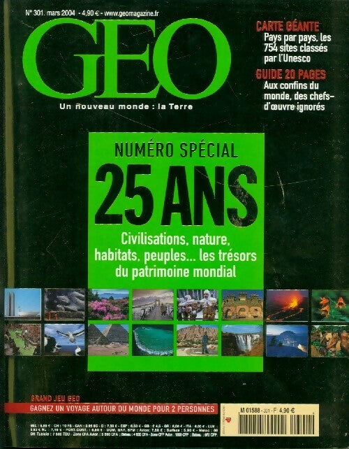 Géo n°301 : Numéro spécial 25 ans - Collectif - Livre