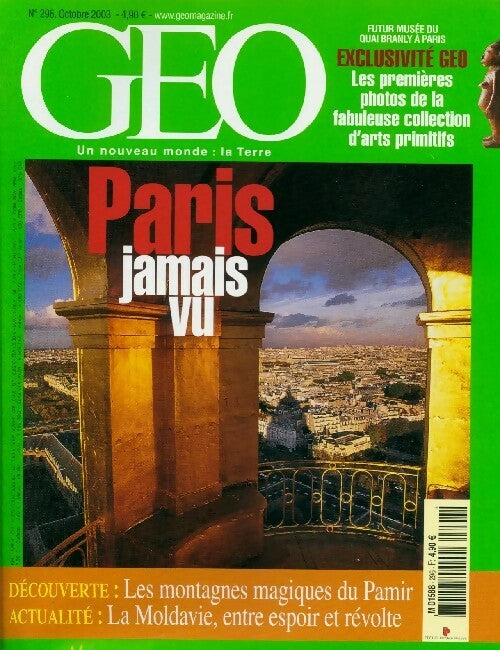 Géo n°296 : Paris jamais vu - Collectif - Livre