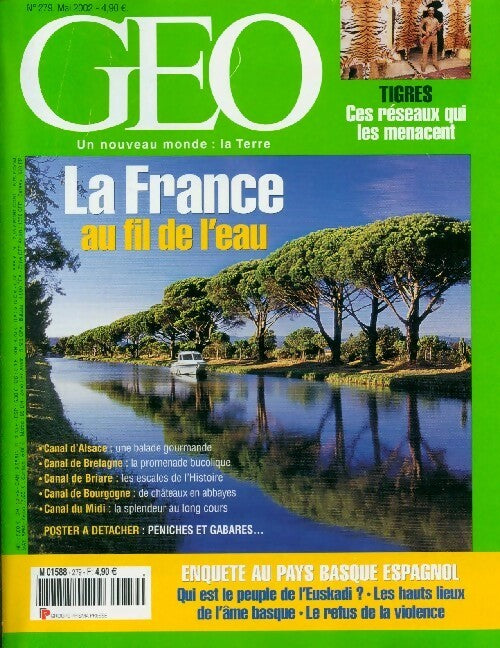 Géo n°279 : La France au fil de l'eau - Collectif - Livre