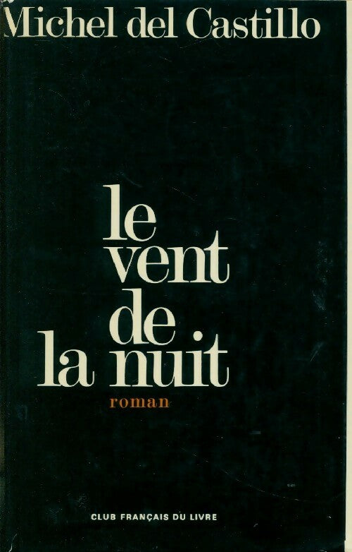 Le vent de la nuit - Michel Del Castillo - Livre