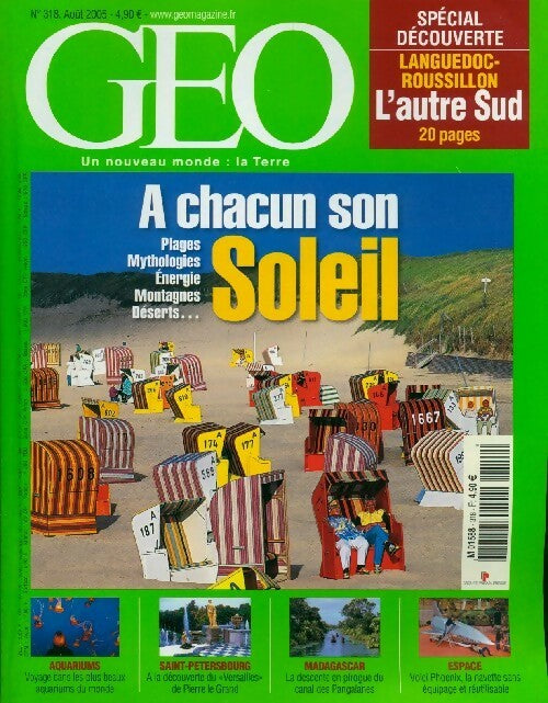 Géo n°318 : A chacun son soleil - Collectif - Livre