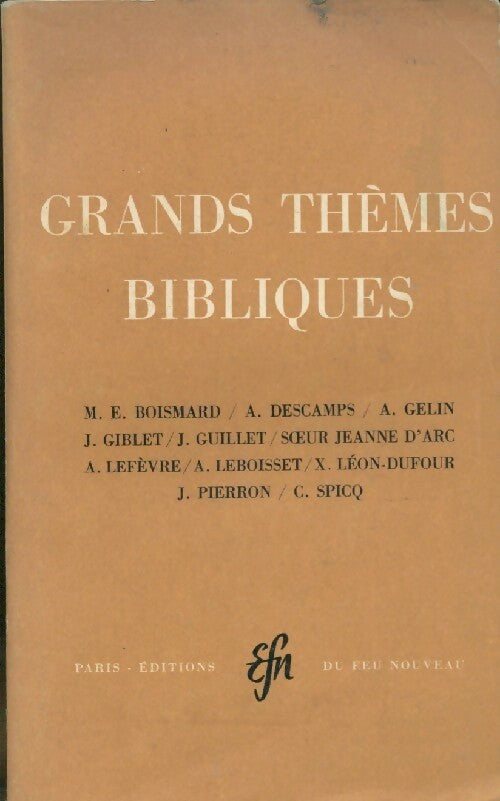 Grands thèmes bibliques - Collectif - Livre