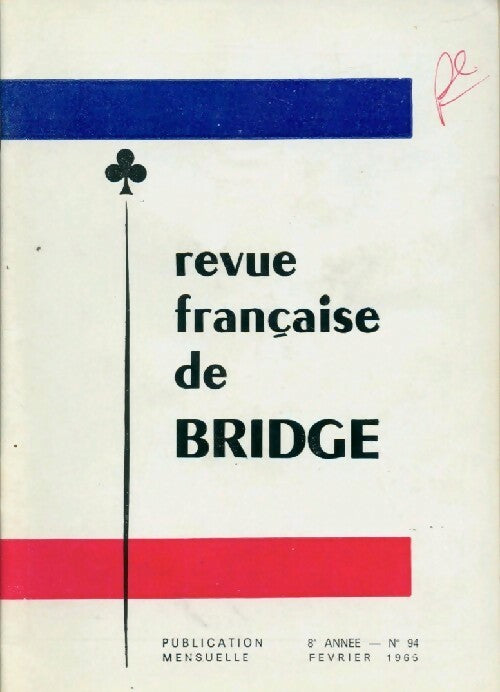 Revue française de bridge n°94 - Collectif - Livre