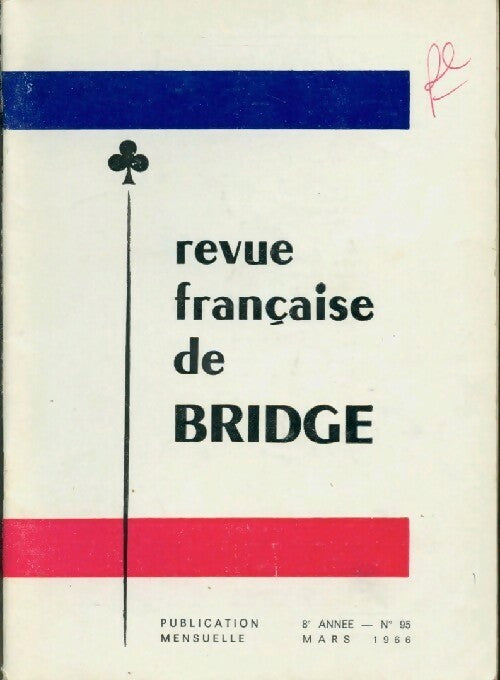 Revue française de bridge n°95 - Collectif - Livre