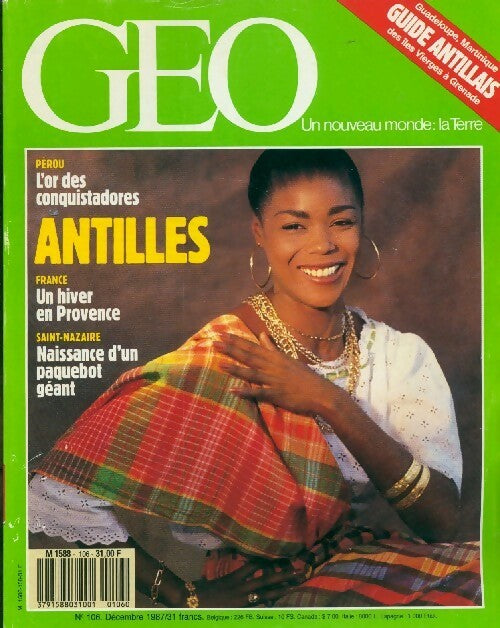 Géo n°106 : Antilles - Collectif - Livre