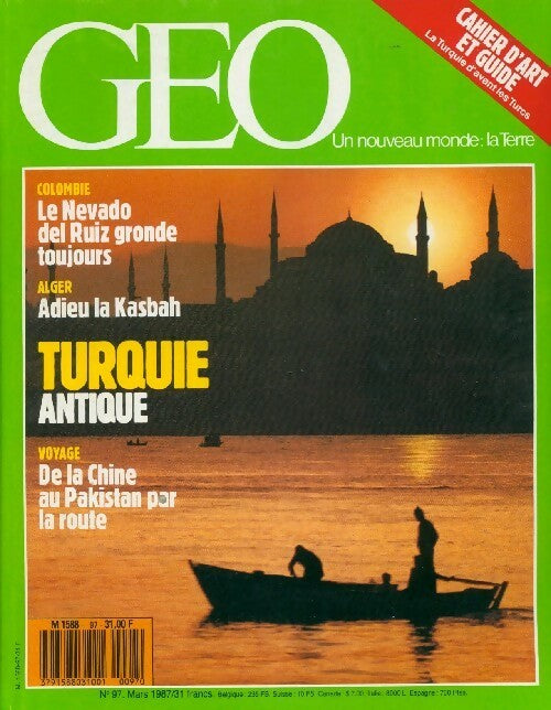 Géo N°97 : Turquie antique - Collectif - Livre