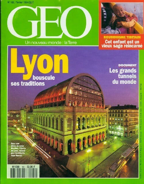 Géo n°180 : Lyon bouscule ses traditions - Collectif - Livre