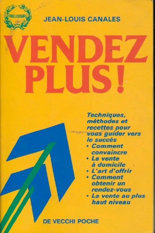 Vendez plus ! - Jean-Claude Canales - Livre