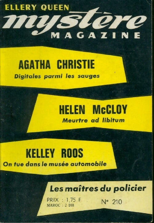 Mystère magazine n°210 - Collectif - Livre