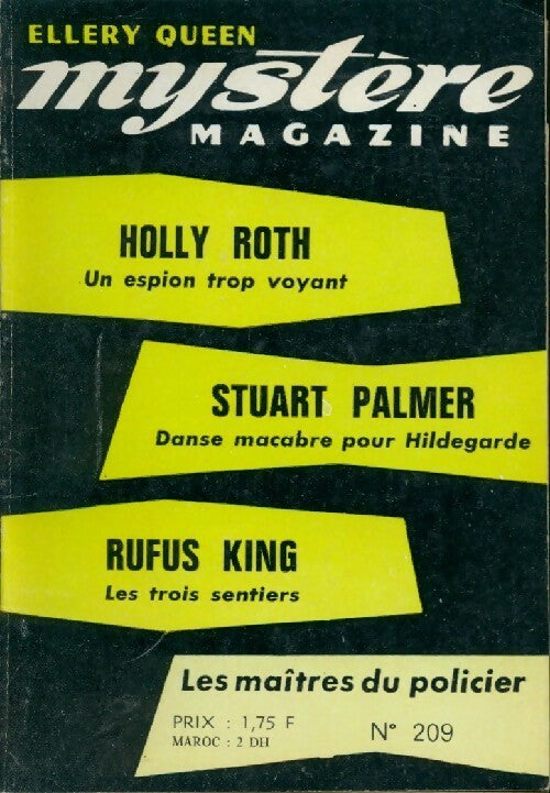Mystère magazine n°209 - Collectif - Livre