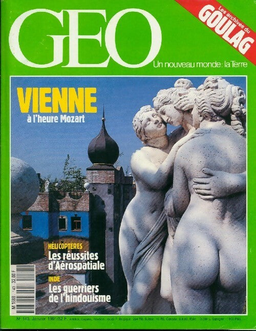 Géo n°143 : Vienne à l'heure Mozart - Collectif - Livre