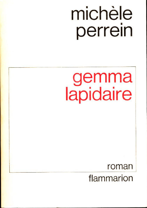 Gemma lapidaire - Michèle Perrein - Livre