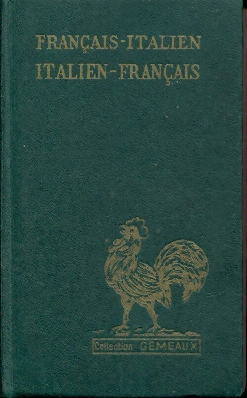 Dictionnaire Français-Italien, Italien-Français - Inconnu - Livre