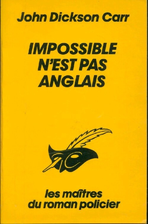 Impossible n'est pas anglais - John Dickson Carr - Livre