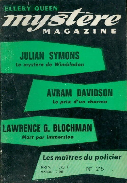 Mystère magazine n°215 - Collectif - Livre