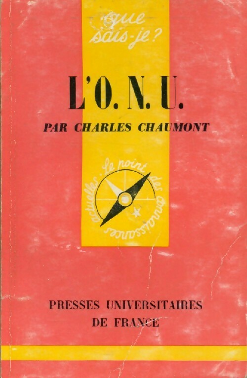L'O.N.U. - Charles Chaumont - Livre