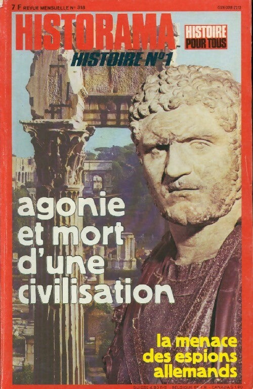 Historama n°318 : Agonie et mort d'une civilisation - Collectif - Livre