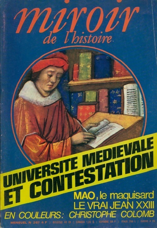 Miroir de l'Histoire n°267 : Université médiévale et contestation - Collectif - Livre