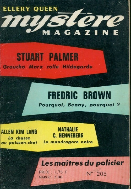Mystère magazine n°205 - Collectif - Livre