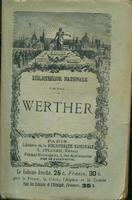 Werther - Johann Wolfgang Von Goethe - Livre