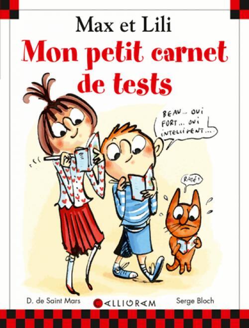 Mon petit carnet de tests - Dominique De Saint Mars - Livre