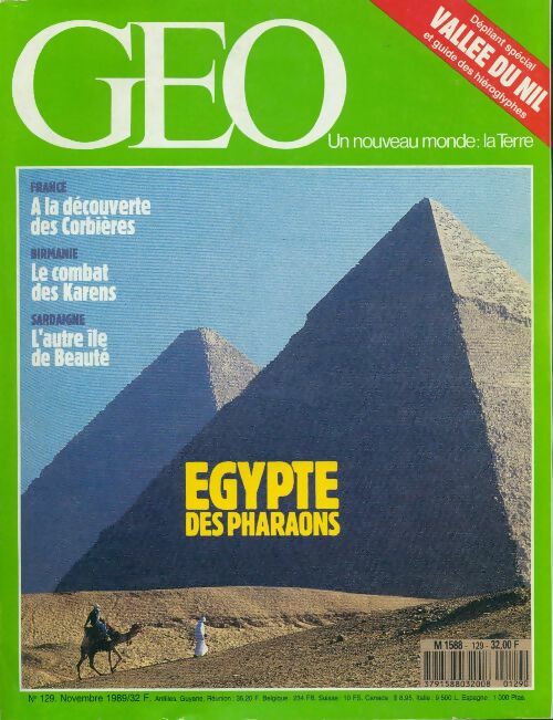 Géo n°129 : Egypte des pharaons - Collectif - Livre