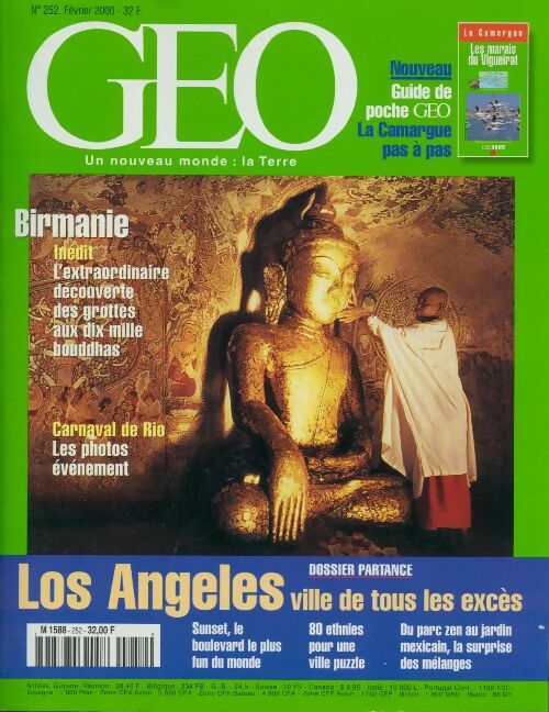 Géo n°252 : Los Angeles, ville de tous les excès - Collectif - Livre