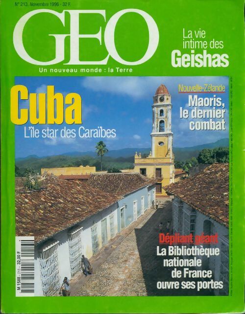 Géo n°213 : Cuba, l'île star des Caraïbes - Collectif - Livre
