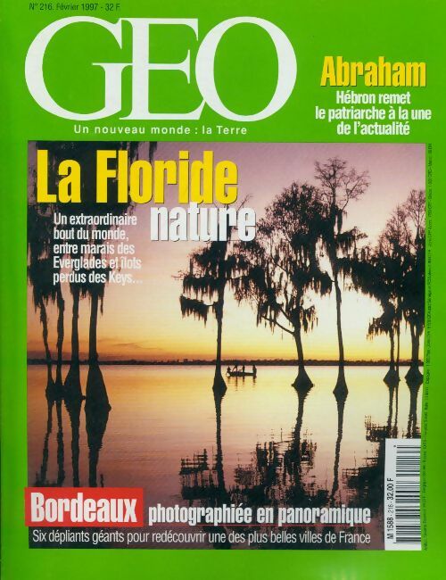 Géo n°216 : La Floride nature - Collectif - Livre