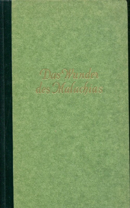 Das wunder des Malachias - Bruce Marshall - Livre