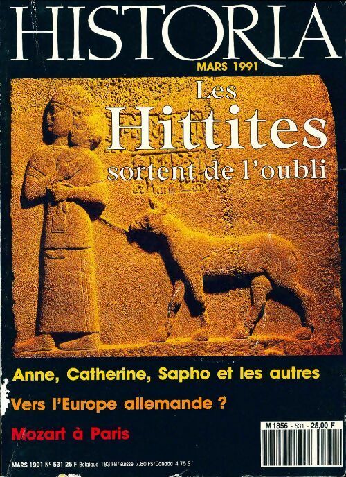 Historia n°531 : Les Hittites sortent de l'oubli - Collectif - Livre